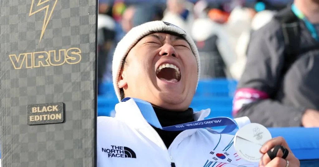 Kim Sang-Gyeom Wins South Korea’s First Olympic Snowboard Medal at 37