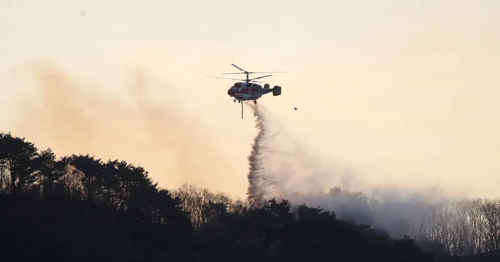 Hamyang Wildfire Spreads Further, Burns 189 Hectares in South Korea Hamyang Wildfire Spreads Further, Burns 189 Hectares in South Korea