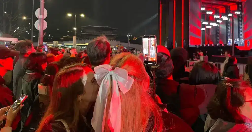 BTS Comeback: Thousands of ARMY Camp at Gwanghwamun Square Eve of Concert BTS Comeback: Thousands of ARMY Camp at Gwanghwamun Square Eve of Concert