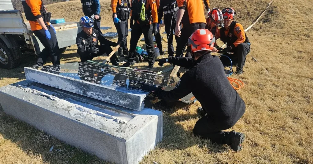 60s Worker Crushed by Gravestone at Cheongju Park Cemetery 60s Worker Crushed by Gravestone at Cheongju Park Cemetery