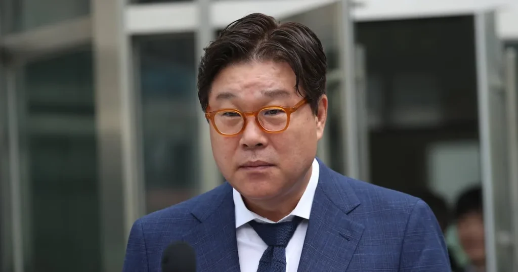 Ex-Sangbangul Chief Kim Seong-Tae Awaits Probes Before NK Remittance Trial Ex-Sangbangul Chief Kim Seong-Tae Awaits Probes Before NK Remittance Trial