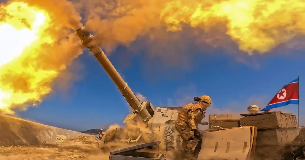 Kim Jong-un Attends Artillery Drill on Kim Il-sung’s Birthday, Urges Saumok Readiness