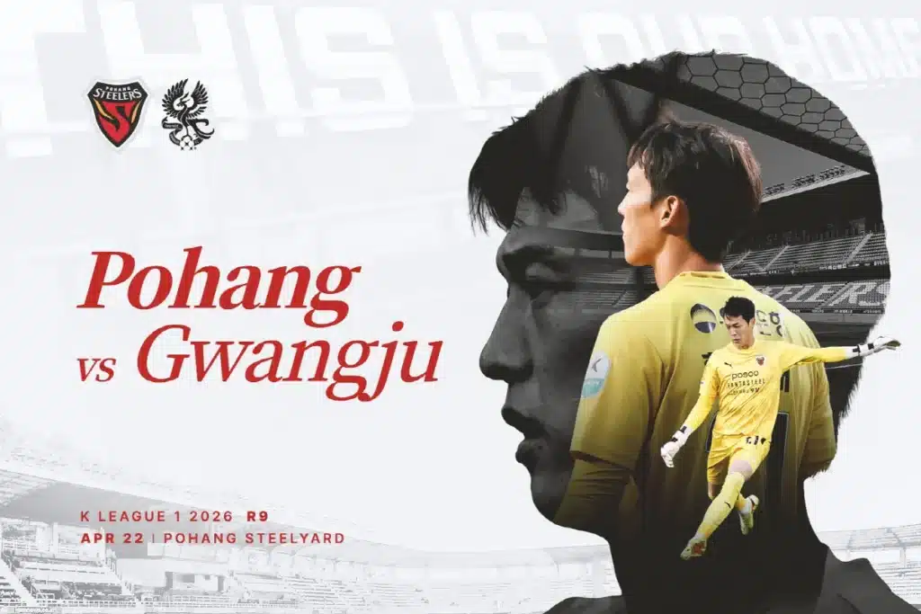 Pohang Steelers Host Gangwon FC in Final Home Game of 8-Match Streak