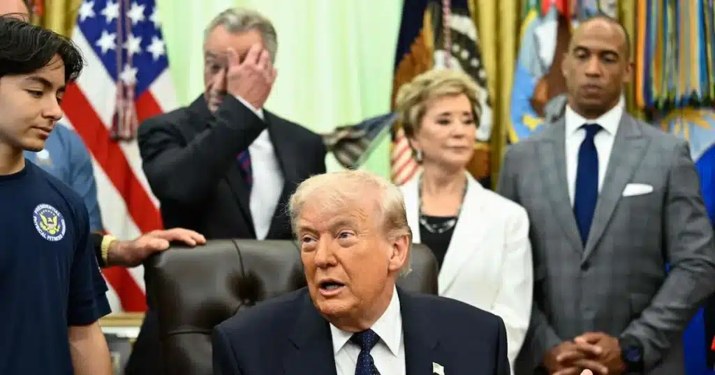 Trump Labels Korean Ship Blast in Hormuz as Iranian Ploy, Demands Truth