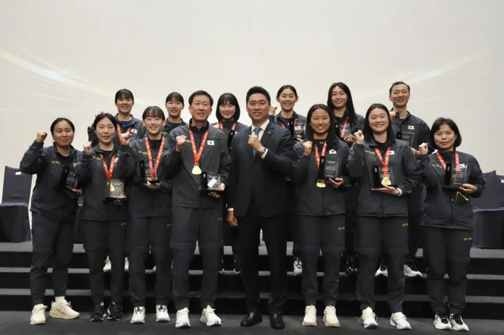 Korean Badminton Women Win 1.044 Billion KRW in Uber Cup Prizes