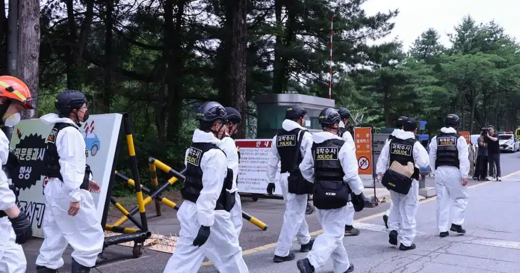 Officials Investigate Fatal Blast at Hanwha Aerospace Facility