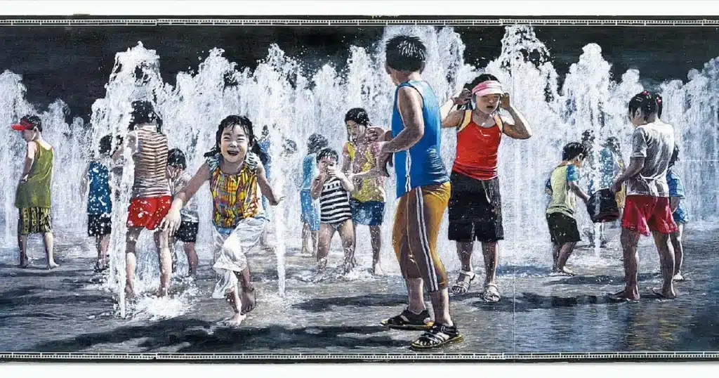 Artist Kim Myung-hee Revives History on Old Chalkboards Artist Kim Myung-hee Revives History on Old Chalkboards