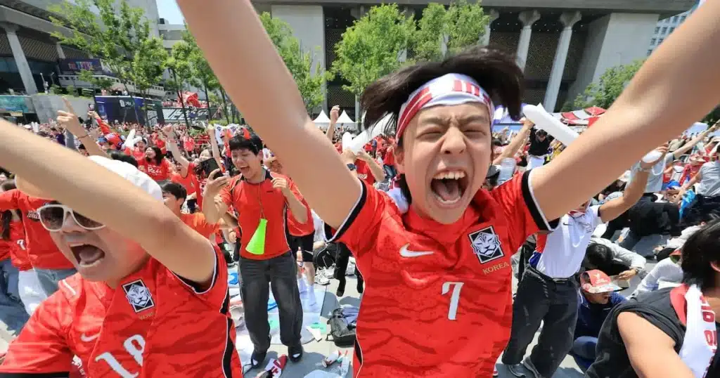 Unified Nation Cheers as Football Unites South Korea
