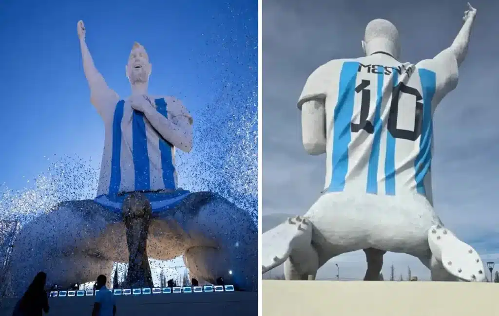 Massive Messi Statue Sparks Online Debate Over Its Appearance