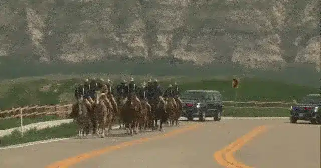 Trump’s ‘Rough Riders’ Escort in North Dakota Echoes Historical Parallels Trump’s ‘Rough Riders’ Escort in North Dakota Echoes Historical Parallels