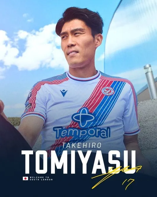Takehiro Tomiyasu Joins Crystal Palace, Becoming Ninth Japanese Player in Premier League Takehiro Tomiyasu Joins Crystal Palace, Becoming Ninth Japanese Player in Premier League