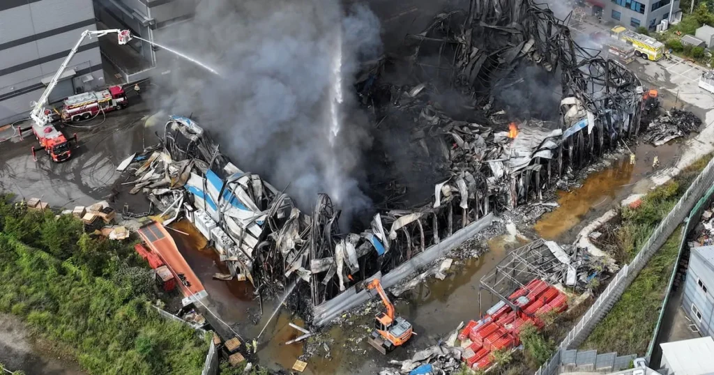 Pyeongtaek Hazardous Material Fire Contained After 9 Hours Pyeongtaek Hazardous Material Fire Contained After 9 Hours