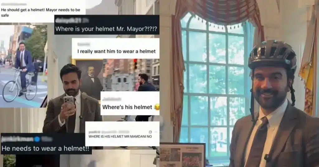 NYC Mayor Adams Dons Helmet After Public Scrutiny on E-Bike Safety