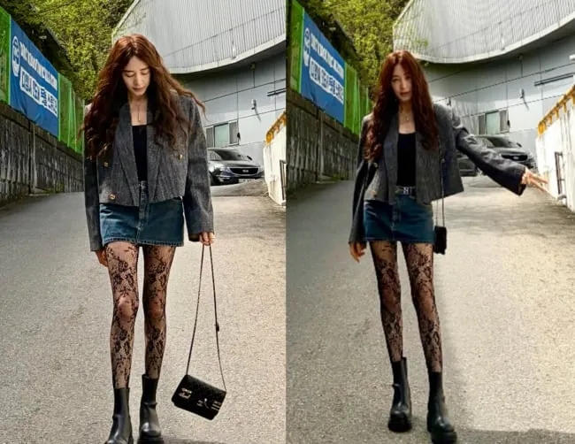 Kim Hye-soo Stuns in Bold Fashion on Set Kim Hye-soo Stuns in Bold Fashion on Set