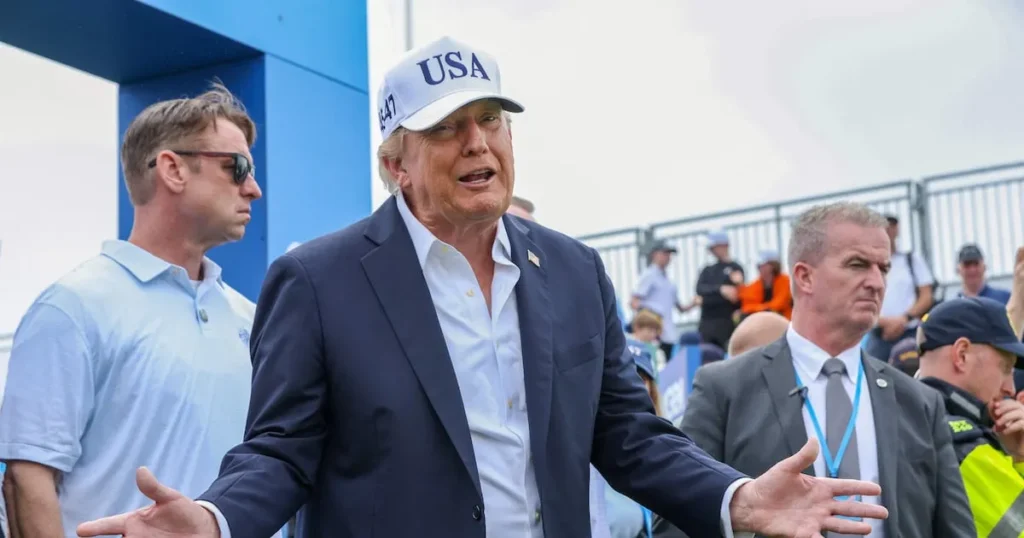 Trump Backs Irish Unification, Defers Scotland Independence Talk
